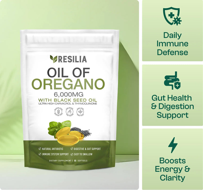 Brisken Oil Of Oregano Softgels front view